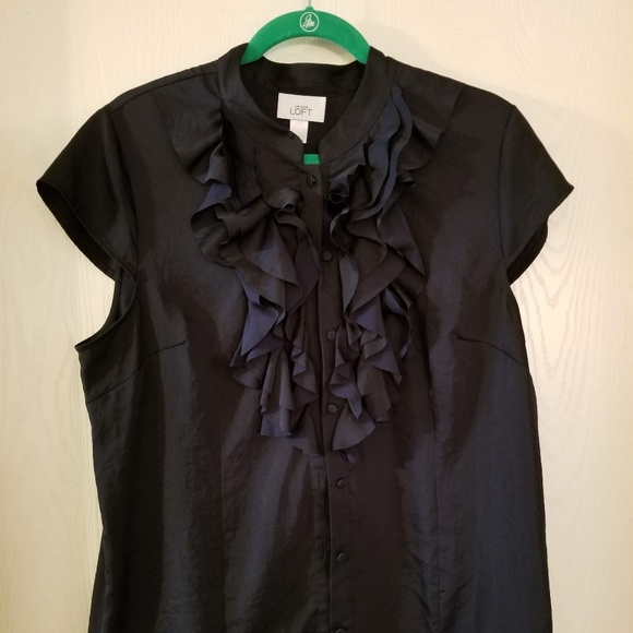 LOFT Ruffled Blouse - Picture 1 of 4